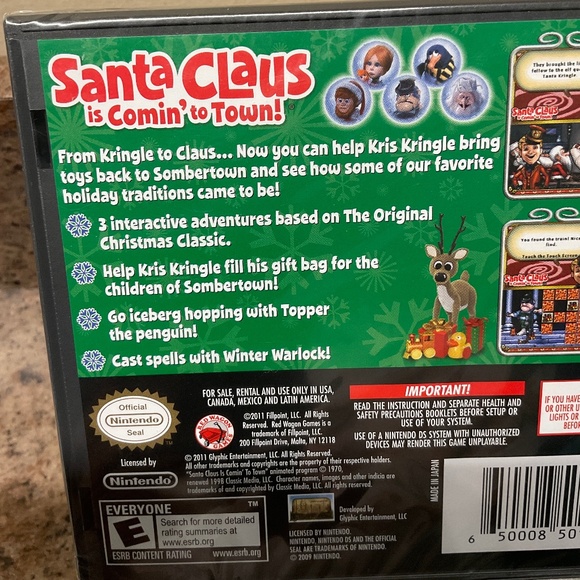 Nintendo DS Santa Clause Is Comin’ To Town 2011 - Picture 3 of 4
